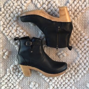 No. 6 Clog Boot high heel (black size 39)